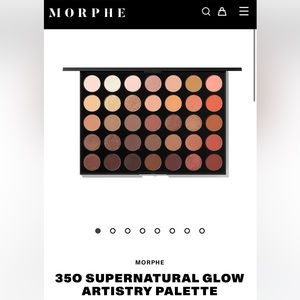 Supernatural Glow Morphe Eyeshadow Palette. New & never been used.